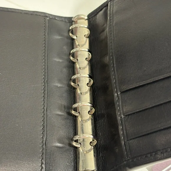 Authentic Gucci Black GG Canvas and leather agenda card Wallet w certificate - Picture 11 of 11